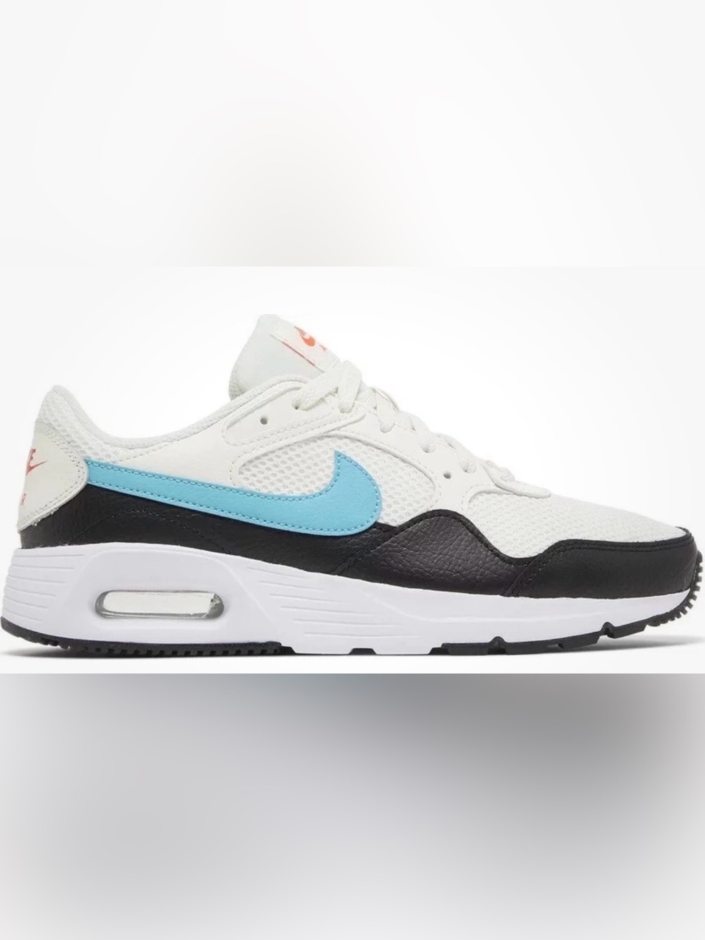 Nike White, Light Blue & Black Retro Air Max Trainer